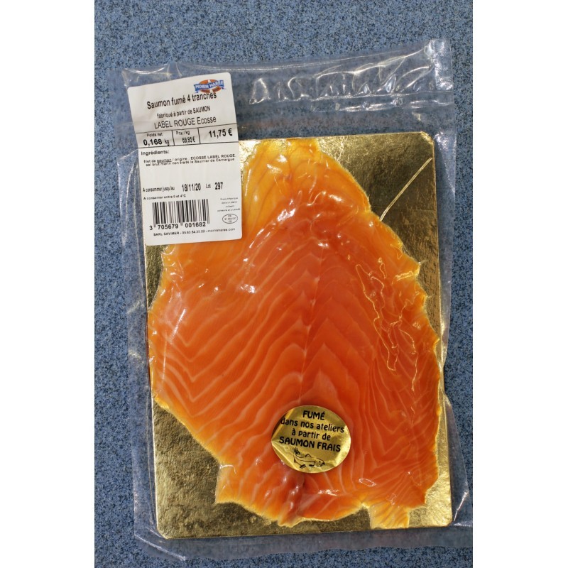 Saumon Fumé Label Rouge d'Ecosse x 180g