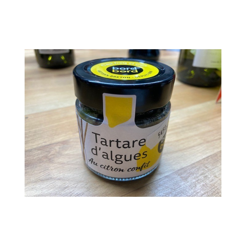 Tartare d'algues au citron Confit