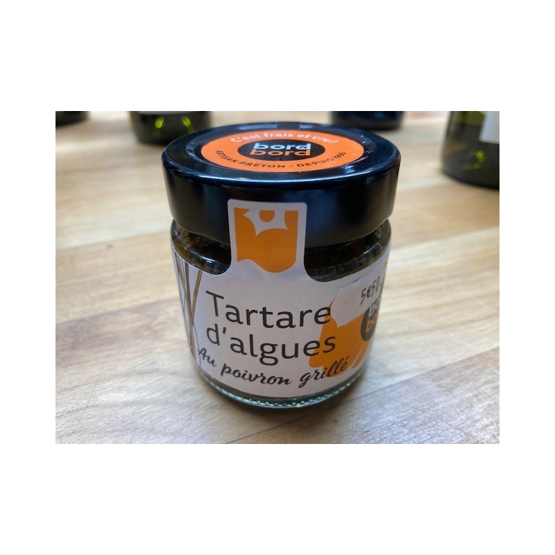 Tartare d'algues au Poivron Grillé