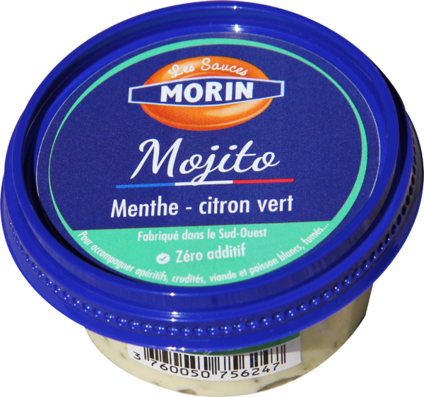 Sauce mojito "Les Sauces Morin", vente en ligne de poissonns frais, plateaux de fruits de mer et accompagnements, retrait des commandes en points relais sur Albi et alentours